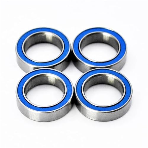 8pcs Rubber Sealed Mini Bearings Kit 5x10x4mm 10x15x4mm RC Car Upgrades Parts Accessories MR105 6700 2RS Bearing