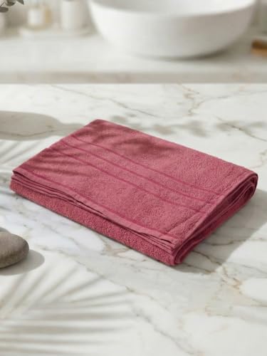 Image of Monte Carlo Cotton Towel Set 4 Piece | 2 Bath 75 X 150 Cm, 2 Hand Towel 40 X 60 Cm | 500 GSM Soft & Absorbent | Quick Dry Premium Bathroom Towel Combo | Gift Box Set for Men & Women (Sensations)