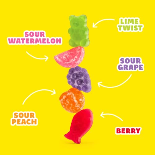 Image of SmartSweets Candy Salad, Low Sugar Gummy Candy, 1.8oz Bags, 14 Pack
