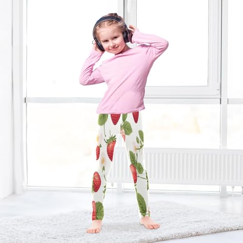 Toddler Girls Leggings Printed Yoga Pants Leggings Fruit Strawberry One for Kids4