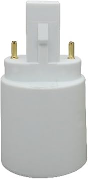 G23 to E27/E26 2-Pin Light Sockets Adapter, Light Bulb Socket, Bulb Base Adapter, Converts LED Light Holder Lamp Adapter Socket Changer (Pack of 10)