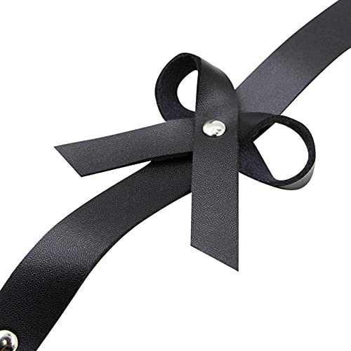 Women Leather Waist Belly Chain Belt Leg Garters Cage Wrist Lock Body Harness Accessory Rave Outfit #TOP5