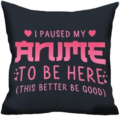 Otaku Anime Lover Birthday Gifts for Women Girls Daughter Niece Granddaughter Anime Merch Merchandise for Women Girls Best Friend Friendship Gifts for Otaku Pillow Cover Case for Sofa Chair image 4