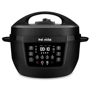 Instant Pot XL 7.1L Electric Multicooker – 7-in-1 Smart Cooker – Pressure, Slow, Steamer, Sauté, Yogurt Maker, Egg Cooker and Food Warmer – Stainless Steel Inner Pot, Black