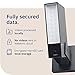 Netatmo Smart Outdoor Security Camera with 105-dB Siren & WiFi | Sends Alerts to Your Smartphone | Floodlight & Movement Detection | Night Vision | Security Without Monthly Fees (White)