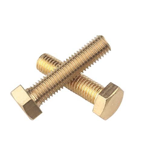Unifizz M4*30mm Hexagon head bolts Brass socket head cap screws Threaded hexagonal screws 10PCS - Image 2