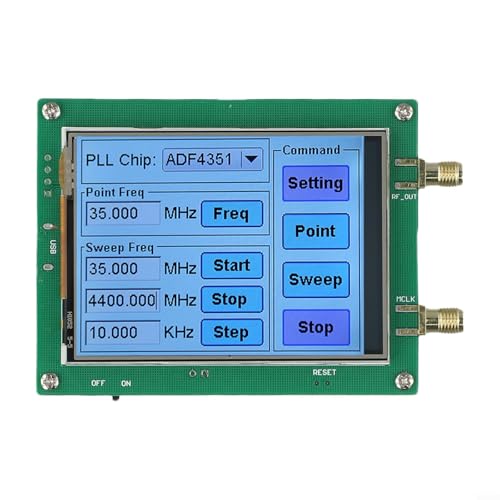Generador de RF de control táctil ADF4351 ADF4350 para LAN inalámbrica y equipo de prueba (ADF4351)