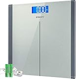 Etekcity Scale for Body Weight, Bathroom Digital Electric Scale for People, Measures Weight up to 400 lbs, Silver