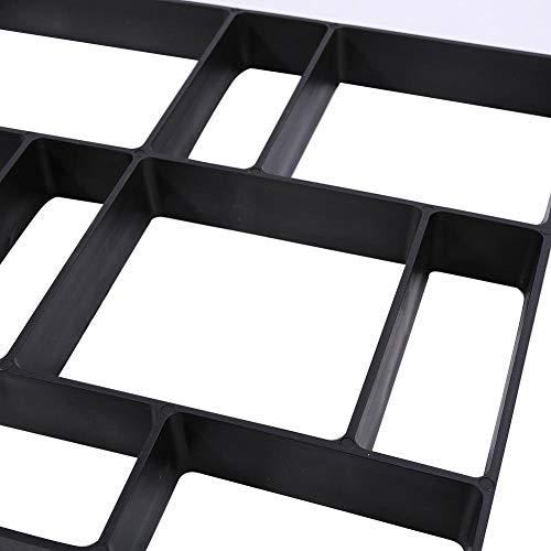 Starmood Stampo Per Cemento Fai Da Te 35x35 Cm – Riutilizzabile Per Percorsi, Pavimenti E Terrazze In Giardino, Motivo Geometrico - 5