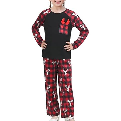 Ensemble Fille Rouge Noir Sunny Fashion Cover