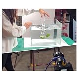Rygcrud Esposizione del Prodotto Vassoio per Oggetti da Tiro, Trasparente Acrilico Tavolo Decorativo da Banco, Fotografia di Prodotto Serbatoio d'Acqua per Cosmetici pubblicità(40x30x40 cm)