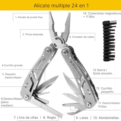 Herramientas Manuales, Tools multiherramienta Marca Vmingo (2)