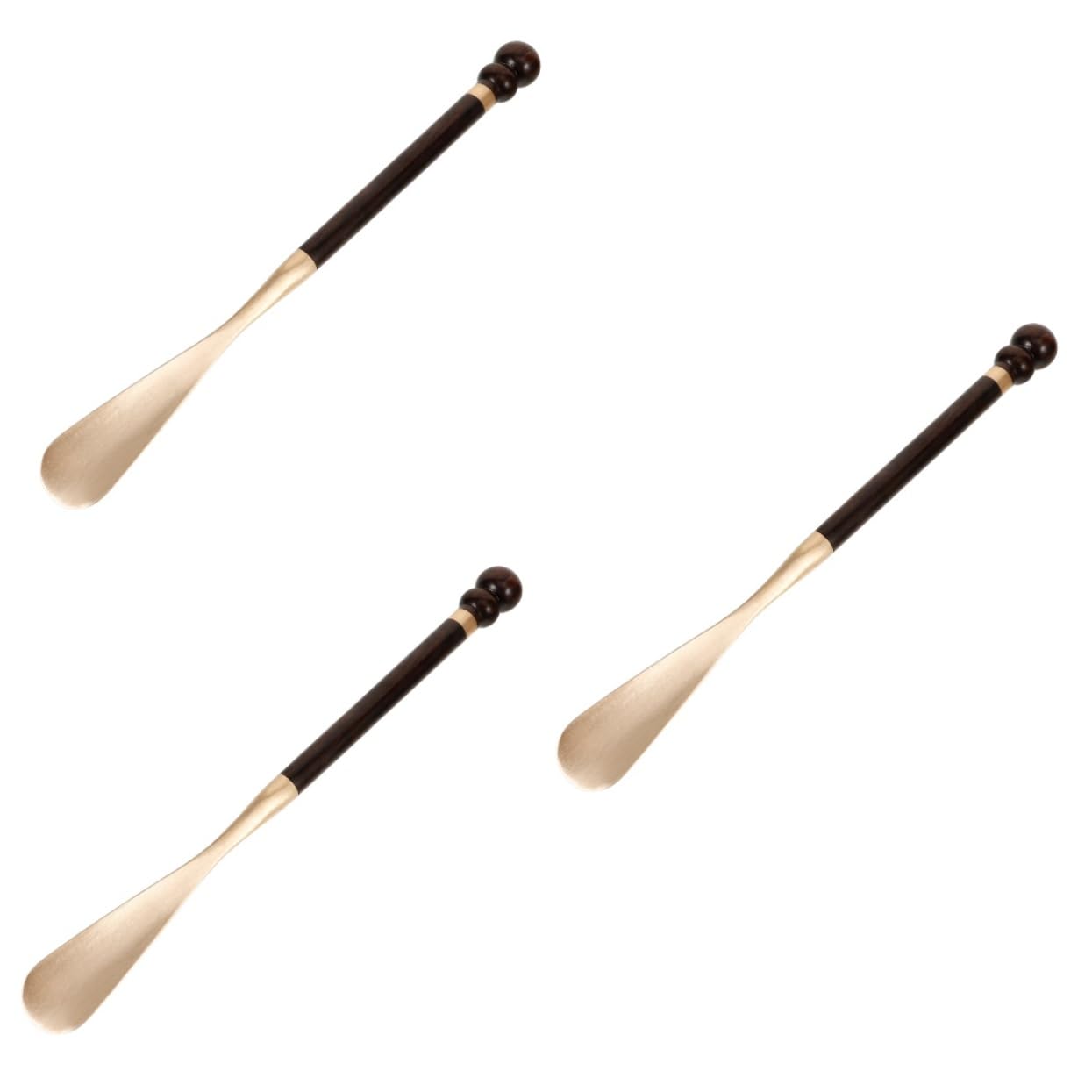 Alipis 3 Pezzi Calzascarpe Lungo con Testa Rame Strumento Versatile per Indossare e Rimuovere Scarpe Facile e Accessorio e per e Donne