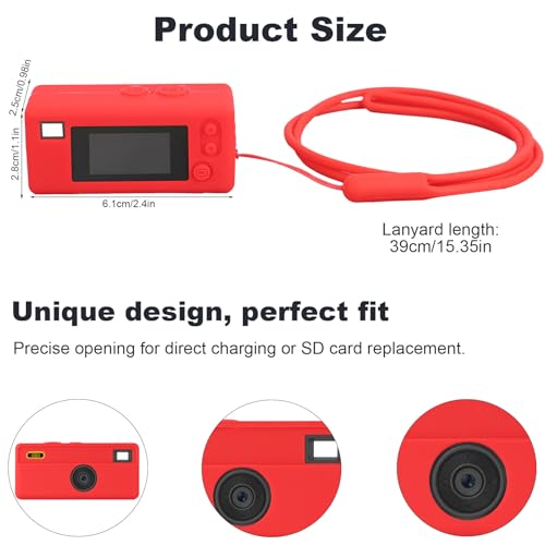 Funda de silicona para cámara Kodak Charmera miniatura 2