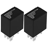 EMSea 2 Pièces Relais de Puissance Automobile 5 Broches NVFMCS20DC12V1.5aR pour Circuits Automobiles