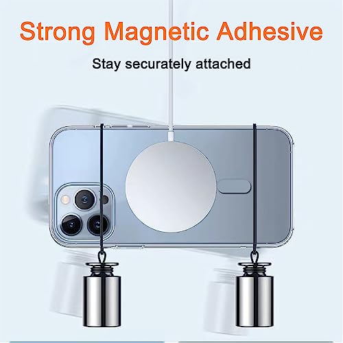 Image of COJOC 3PCS for Magsafe Ring Sticker,Universal Magnetic Conversion Adapter Compatible with Wireless Charging Accessories for iPhone 16 /15 /14 /13 Pro Max Mini, Galaxy Series and Phone Case,Blue