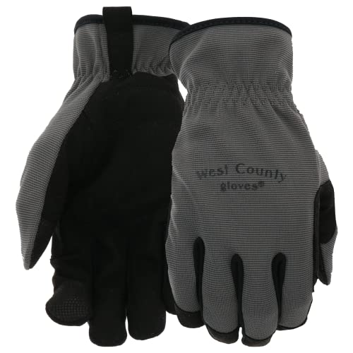 West County Gardener �G�R�t�����h���[ �n�C �f�N�T���e�B �����Y ���[�e�B���e�B�O���[�u �^�b�`�X�N���[���Ή� �������U�[ �p�b�h���� ��̂Ђ畔�� �O���[ XL (WG52011C-XL)