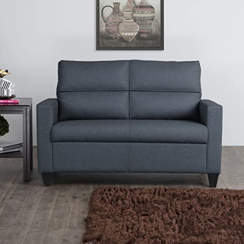 Image of Home Centre Clary Beige Fabric 2-Seater Sofa - 122cm