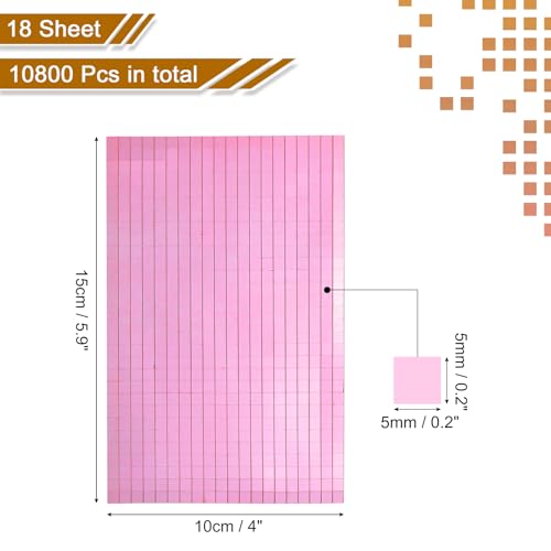 Espejos de cristal autoadhesivos de 5x5 mm para decorar bolas de discoteca 3