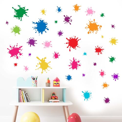 Amimagen Colorful Paint Splatter
