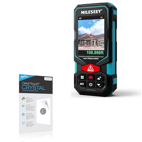 BoxWave Screen Protector Compatible with Mileseey Laser Distance Meter S7 PRO - ClearTouch Crystal (2-Pack), HD Film Skin - Shields from Scratches