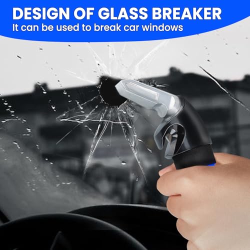 KOUNATSURI Car Handle Assist for Elderly - Car Door Handle for Elderly & Seniors & Handicap - Multifunction Car Armrest Portable Bar(2Pack Blue and Strap) - Image 6