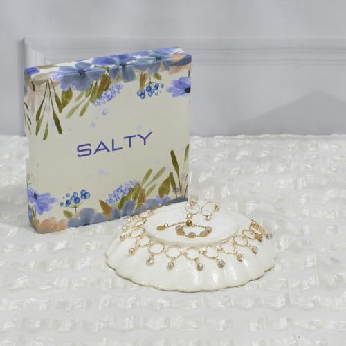 Image of SALTY Jewelry Gift Box for Raksha Bandhan | Rakhi Gifts for Sister, Brother, Bhaiya & Bhabhi | Stylish Festive Hamper