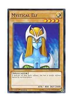 遊戯王 ホーリー・エルフ Amazon.co.jp: 遊戯王 英語版 YGLD-ENA14 Mystical Elf ホーリー