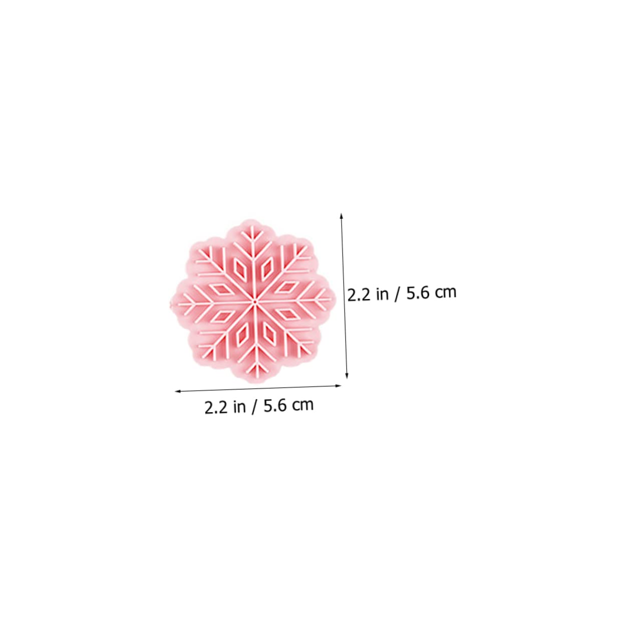 Alipis Lot De 5 Grands Emporte-pièces De Noël Uniques en Polypropylène 3D pour 18 Pièces X 5