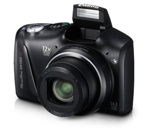 Canon PowerShot SX150 IS 14.1 MP Digital Camera with 12x Wide-Angle Optical Image Stabilized Zoom with 3.0-Inch LCD (Black) (OLD MODEL) by Canon - Used condition - Image 3