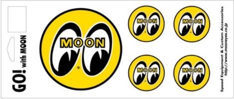 Amazon.co.jp: ムーンアイズ(MOONEYES) アイボール 大小5枚 ステッカー