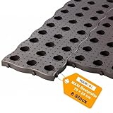 YOURSOL Maxi-Beetplatte 70x24 cm Set 8 Stück, Rutschfester Gartenweg mit...