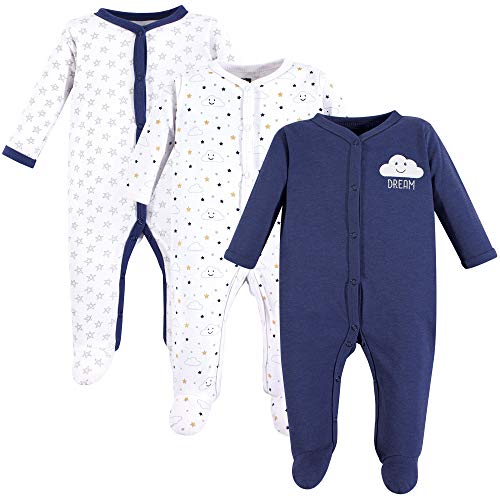 Image of Hudson Baby Baby Cotton Union Suit, 3 Pack
