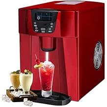 Ice Cube Maker Countertop Ice Maker Machine and Water Dispenser, 3 Liter Kitchen Ice&Water Machine, 2 Types Ice, Easy Touch Buttons