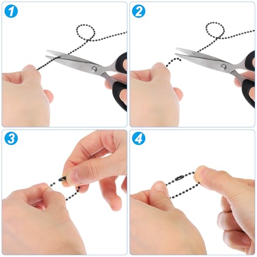 Chaîne à perles de 10 m anti-corrosion pour réparer store et porte-clé - 8
