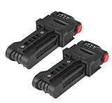 BIGLUFU Folding Bike Lock, Heavy Duty Alloy Steel Structure Foldable Chain Bicycle Locks with 4 Digi