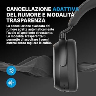 Sennheiser MOMENTUM 4 Wireless Special Edition: Bluetooth per telefonate cristalline con cancellazione adattiva del rumore, 60 h di autonomia e design pieghevole leggero, Nero/Rame