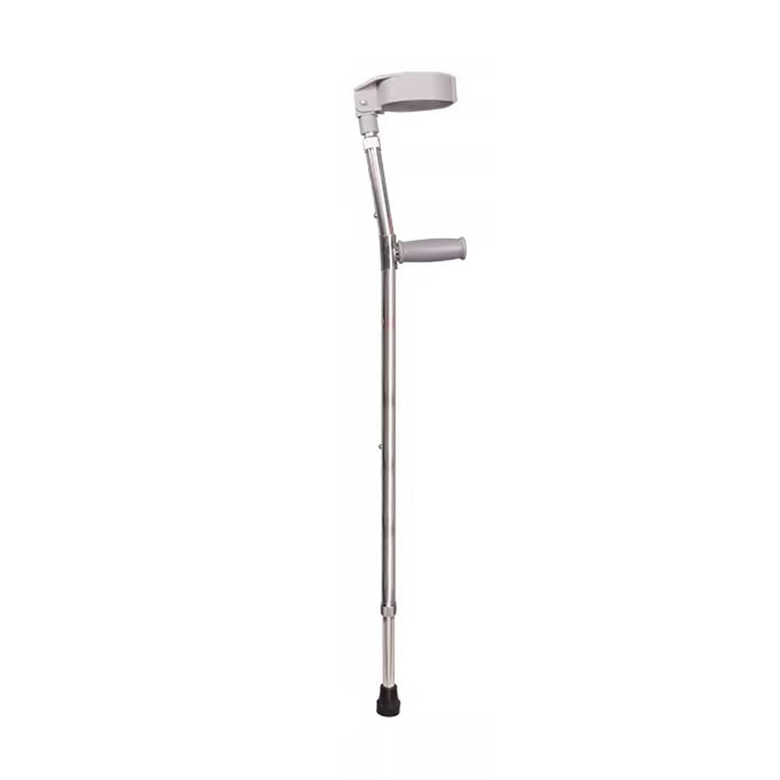 Muletas Para Antebrazo, Aptas Para Viajar Altura Ajustable Apoyo Ligero Muletas De Brazo Ideales Para Lesiones De Tobillo, Esguinces O Cirugía De Rodilla(Silver)