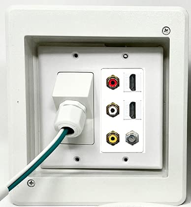 Amazon.com: RiteAV 2-Gang Recessed Non-Metallic Electrical