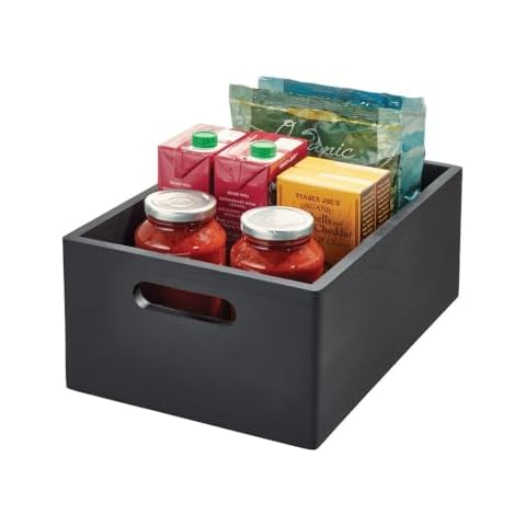 The Home Edit Large Wood Storage Bin Cover