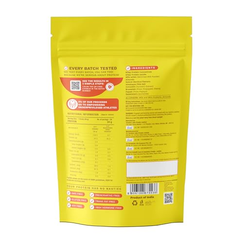 Image of Foodstrong Whey Protein Powder (Concentrate + Isolate), 100% Hormone Free Grass-Fed Whey, 24G Protein & 6.6G BCAA, Malai Kulfi, With Turmeric & Digestive Enzymes, 1KG