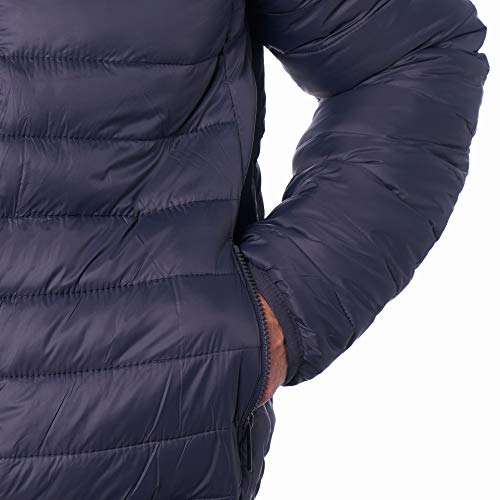 Alpine Swiss Niko Mens Down Alternative Jacket Puffer Coat Packable Warm Insulation & Lightweight Nvy Lrg #TOP7