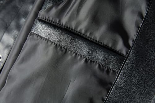 Lone Wolf No Club White Wolf Calm Face Personalized Men PU Leather Coat Motorcycle4