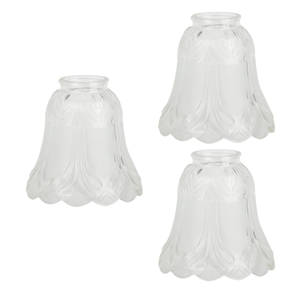 CTRLZS Frosted Glass Lampshade Shell Lamp Holder Chandelier Wall Lamp Table Lamp Ceiling Lamp Lamp Accessories DIY Home