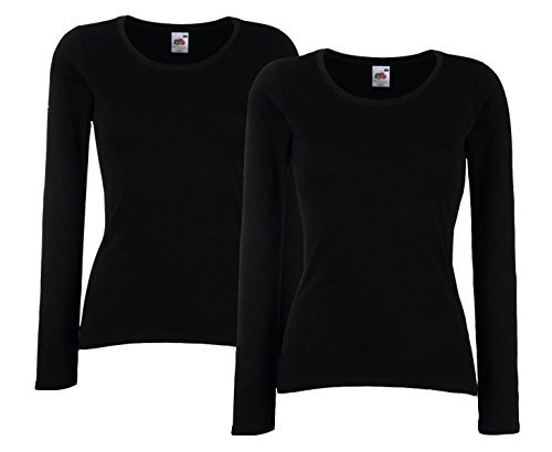 Fruit of The Loom Lady-Fit Valueweight T LSL Donna...