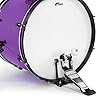 TIGER DKT28-PU Full Size Acoustic Drum 22" Bass Drum Kit with Stands Stool Sticks & Cymbals - Purple #3