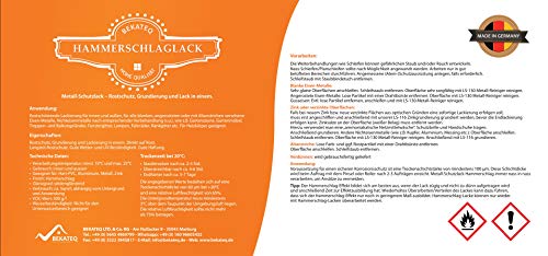 BEKATEQ Hammerschlaglack Grün, 2,5 Liter I 3in1: Rostschutz, Grundierung & Lackierung für innen & außen I… – Bild 8