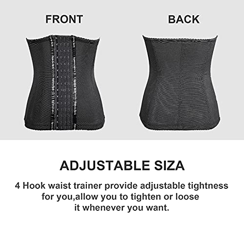 KKSQ Women Waist Trainer for Weight Loss Body Shaping Latex Workout