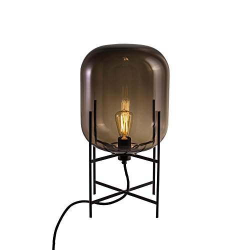 Preisvergleich Produktbild Pulpo Oda Tischleuchte Smoky grey + Black Small