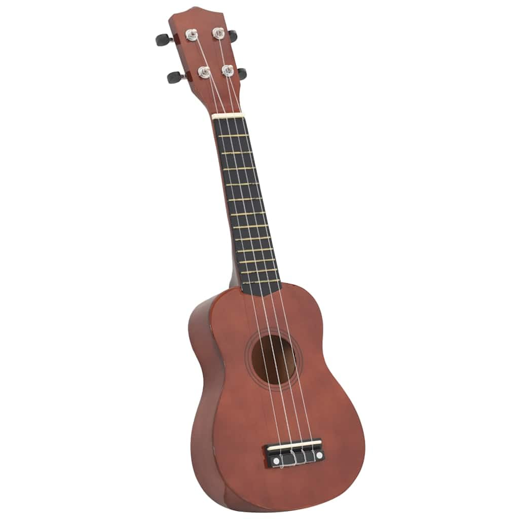 Ukulele sopranowe, zestaw dla początkujących, 21 cali, z torbą i kostkami – instrument muzyczny z drewna lipowego dla dzieci i dorosłych